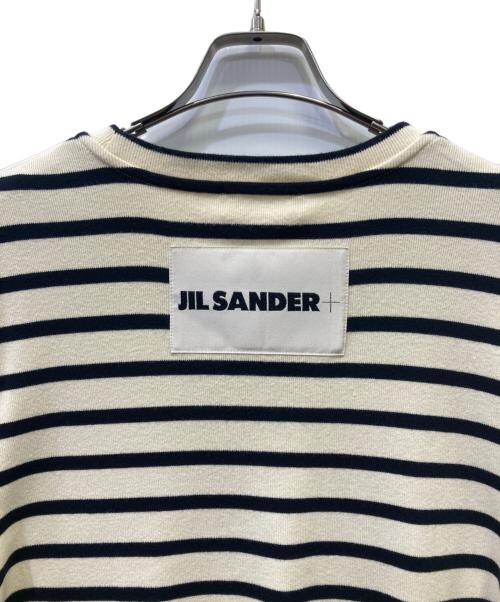 JIL SANDER+（ジルサンダープラス）JIL SANDER+ (ジルサンダープラス) 半袖カットソー アイボリー×ブラック サイズ:Lの古着・服飾アイテム