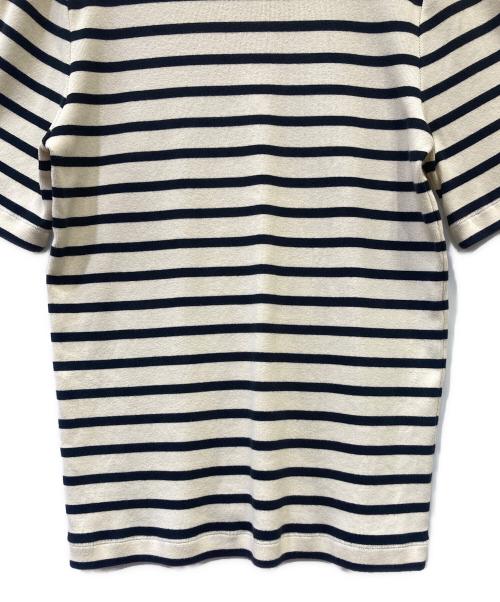 JIL SANDER+（ジルサンダープラス）JIL SANDER+ (ジルサンダープラス) 半袖カットソー アイボリー×ブラック サイズ:Lの古着・服飾アイテム