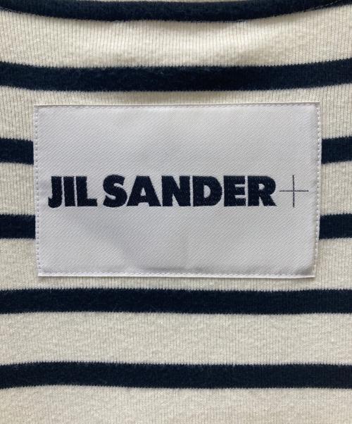 JIL SANDER+（ジルサンダープラス）JIL SANDER+ (ジルサンダープラス) 半袖カットソー アイボリー×ブラック サイズ:Lの古着・服飾アイテム