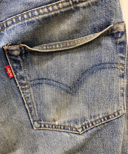 LEVI'S（リーバイス）LEVI'S (リーバイス) デニムパンツ 201XX 赤タブ ボタン裏555印刻 米国製 スカイブルー サイズ:W31の古着・服飾アイテム