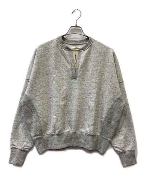 Hella（ヘラ）Hella (ヘラ) キーネックスウェット グレー サイズ:F 未使用品の古着・服飾アイテム