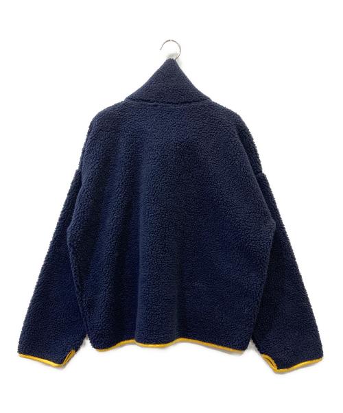 niko and（ニコアンド）niko and (ニコアンド) ボアジャケット ネイビー サイズ:Lの古着・服飾アイテム