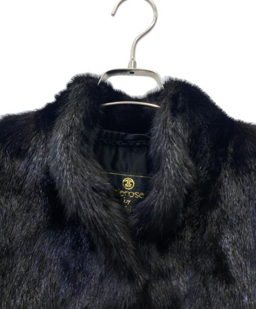 MIAROSA by Takashimaya（高島屋）MIAROSA by Takashimaya (高島屋) ミンクコート ブラック サイズ:１５号の古着・服飾アイテム
