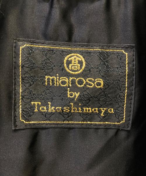 MIAROSA by Takashimaya（高島屋）MIAROSA by Takashimaya (高島屋) ミンクコート ブラック サイズ:１５号の古着・服飾アイテム