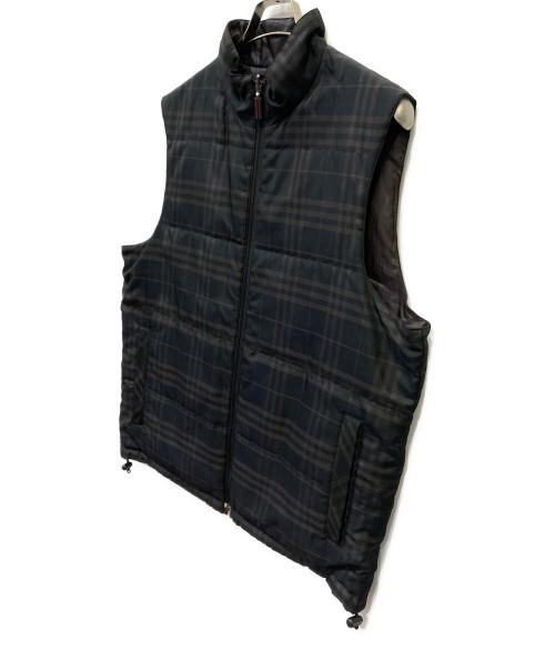 BURBERRY GOLF（バーバリーゴルフ）BURBERRY GOLF (バーバリーゴルフ) リバーシブルベスト ブラウン×ブラック サイズ:Lの古着・服飾アイテム