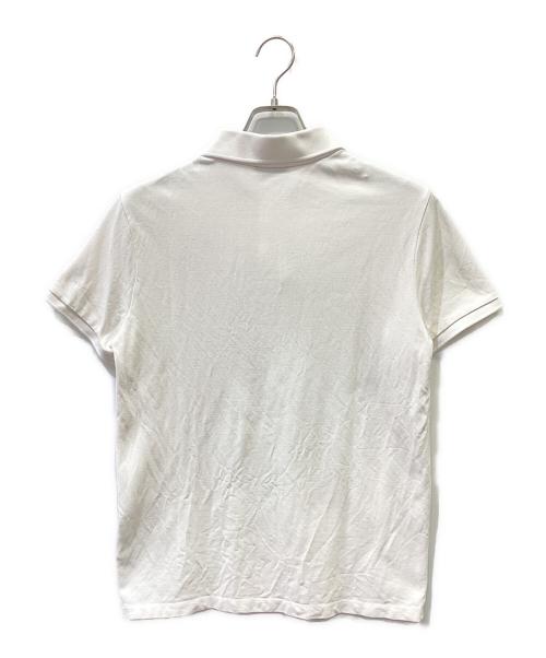 MONCLER（モンクレール）MONCLER (モンクレール) ポロシャツ ホワイト サイズ:Mの古着・服飾アイテム