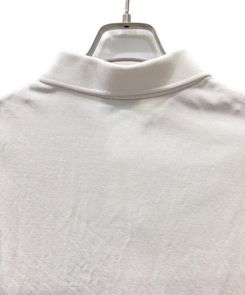 MONCLER（モンクレール）MONCLER (モンクレール) ポロシャツ ホワイト サイズ:Mの古着・服飾アイテム