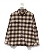 LEVI'Sリーバイス）の古着「長袖シャツ」｜ブラウン×グレー
