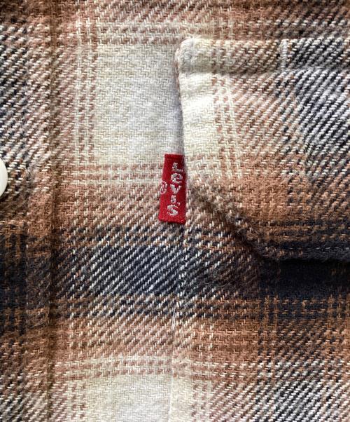 LEVI'S（リーバイス）LEVI'S (リーバイス) 長袖シャツ ブラウン×グレー サイズ:L 未使用品の古着・服飾アイテム