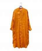 FRAMeWORKフレームワーク）の古着「シャツワンピース」｜オレンジ