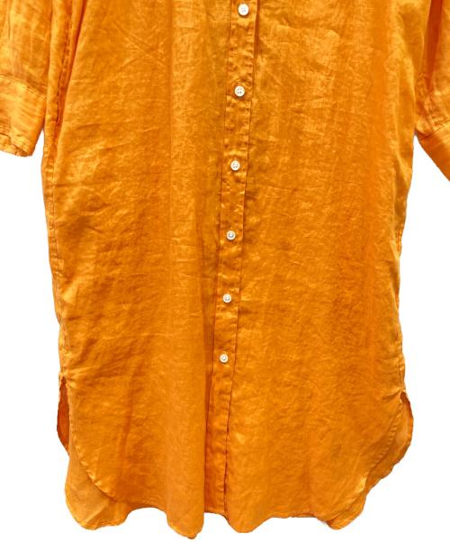 FRAMeWORK（フレームワーク）FRAMeWORK (フレームワーク) シャツワンピース オレンジ サイズ:Freeの古着・服飾アイテム