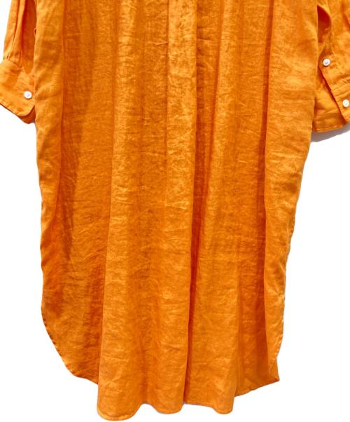 FRAMeWORK（フレームワーク）FRAMeWORK (フレームワーク) シャツワンピース オレンジ サイズ:Freeの古着・服飾アイテム