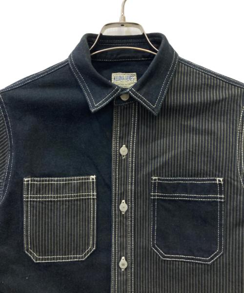 KOJIMA GENES（コジマジーンズ）KOJIMA GENES (コジマジーンズ) デニムシャツ ネイビー サイズ:M 未使用品の古着・服飾アイテム