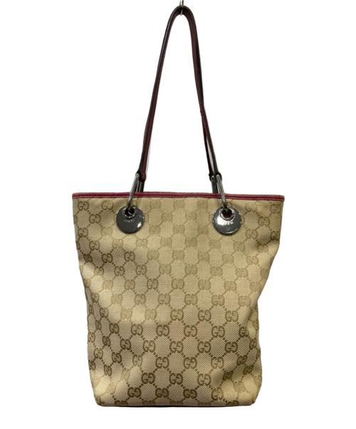 GUCCI（グッチ）GUCCI (グッチ) バッグ ベージュの古着・服飾アイテム