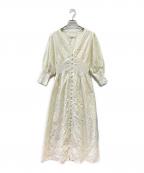 Ameriアメリ）の古着「長袖ワンピース」｜アイボリー