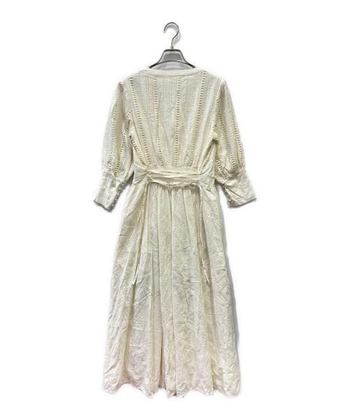Ameri（アメリ）Ameri (アメリ) 長袖ワンピース アイボリー サイズ:Freeの古着・服飾アイテム