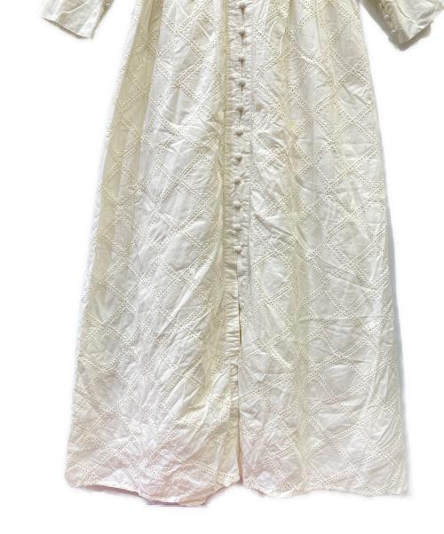 Ameri（アメリ）Ameri (アメリ) 長袖ワンピース アイボリー サイズ:Freeの古着・服飾アイテム