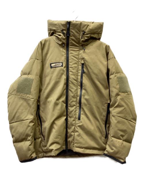 GRIP SWANY（グリップスワニー）GRIP SWANY (グリップスワニー) ダウンジャケット ブラウン サイズ:XLの古着・服飾アイテム