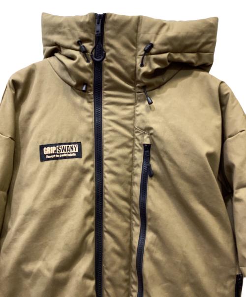 GRIP SWANY（グリップスワニー）GRIP SWANY (グリップスワニー) ダウンジャケット ブラウン サイズ:XLの古着・服飾アイテム