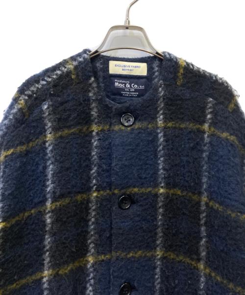 BEAMS BOY（ビームスボーイ）BEAMS BOY (ビームスボーイ) モヘアコート ネイビー サイズ:Freeの古着・服飾アイテム