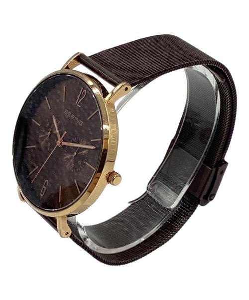 BERING（ベーリング）BERING (ベーリング) リストウォッチ ブラウンの古着・服飾アイテム