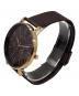 BERING (ベーリング) リストウォッチ ブラウン：11000円