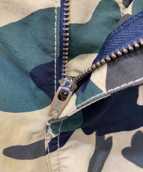 A BATHING APE（ア ベイシング エイプ）A BATHING APE (ア ベイシング エイプ) ハーフパンツ ベージュ×ブラック×グリーン サイズ:Ｍの古着・服飾アイテム