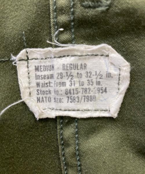 US ARMY（ユーエスアーミー）US ARMY (ユーエスアーミー) カーゴパンツ カーキ サイズ:Mの古着・服飾アイテム