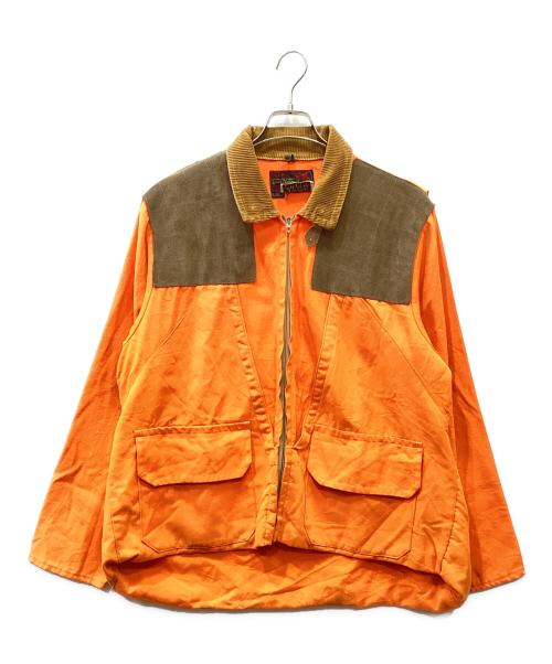 10-X（テン）10-X (テン) ハンティングジャケット オレンジ×グレー サイズ:Lの古着・服飾アイテム