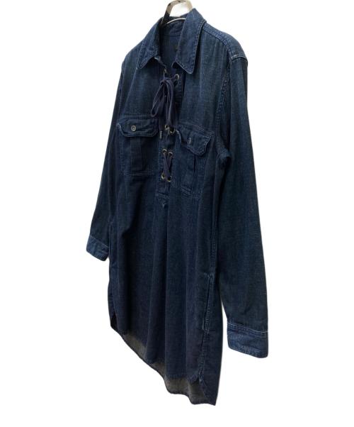 POLO RALPH LAUREN（ポロ・ラルフローレン）POLO RALPH LAUREN (ポロ・ラルフローレン) 長袖ワンピース ネイビー サイズ:Mの古着・服飾アイテム