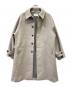 中古・古着 PUBLIC TOKYO (パブリックトウキョウ) 140sメルトンオーバーサイズステンカラーコート アイボリー サイズ:M：13000円