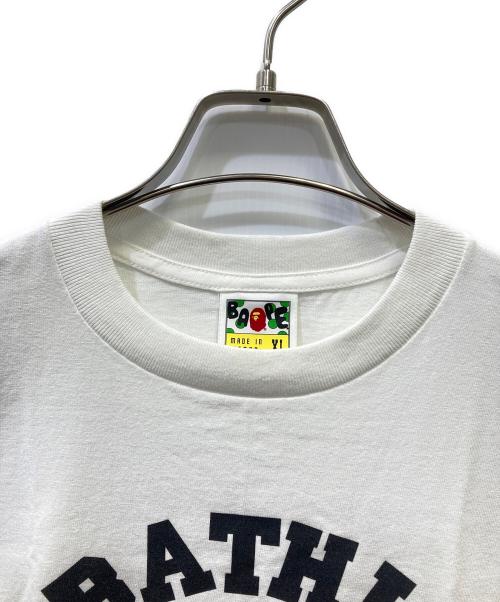 BAPE BY A BATHING APE（ベイプバイアベイシングエイプ）BAPE BY A BATHING APE (ベイプバイアベイシングエイプ) Tシャツ ホワイト サイズ:XLの古着・服飾アイテム