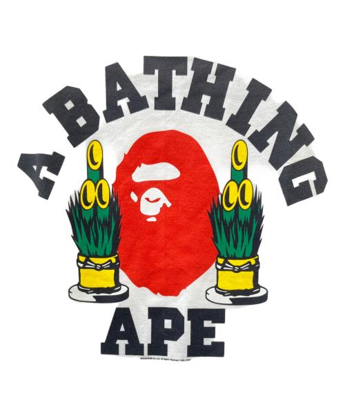 BAPE BY A BATHING APE（ベイプバイアベイシングエイプ）BAPE BY A BATHING APE (ベイプバイアベイシングエイプ) Tシャツ ホワイト サイズ:XLの古着・服飾アイテム