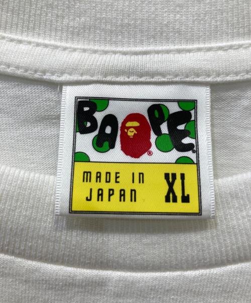 BAPE BY A BATHING APE（ベイプバイアベイシングエイプ）BAPE BY A BATHING APE (ベイプバイアベイシングエイプ) Tシャツ ホワイト サイズ:XLの古着・服飾アイテム