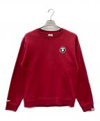 Aape BY A BATHING APEエーエイプ バイ アベイシングエイプ）の古着「スウェット」｜レッド