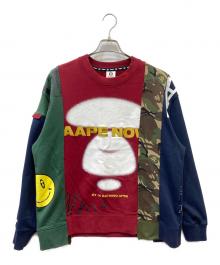 Aape BY A BATHING APE（エーエイプ バイ アベイシングエイプ）の古着「再構築スウェット」｜マルチカラー