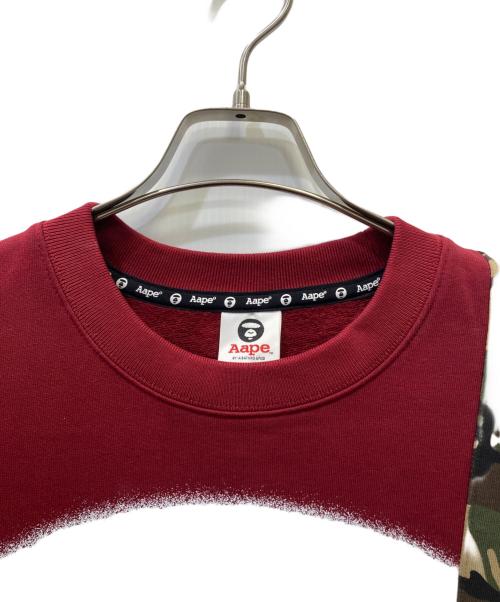 Aape BY A BATHING APE（エーエイプ バイ アベイシングエイプ）Aape BY A BATHING APE (エーエイプ バイ アベイシングエイプ) 再構築スウェット マルチカラー サイズ:Sの古着・服飾アイテム