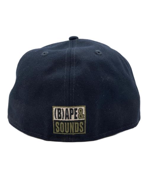 A BATHING APE（ア ベイシング エイプ）A BATHING APE (ア ベイシング エイプ) New Era (ニューエラ) キャップ ネイビー サイズ:59.6㎝の古着・服飾アイテム