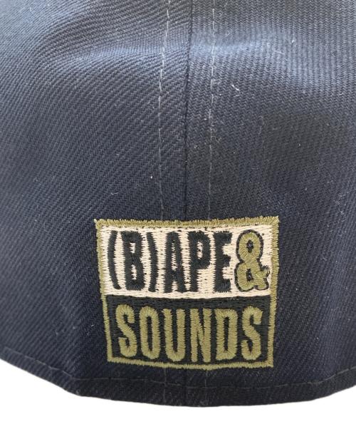 A BATHING APE（ア ベイシング エイプ）A BATHING APE (ア ベイシング エイプ) New Era (ニューエラ) キャップ ネイビー サイズ:59.6㎝の古着・服飾アイテム