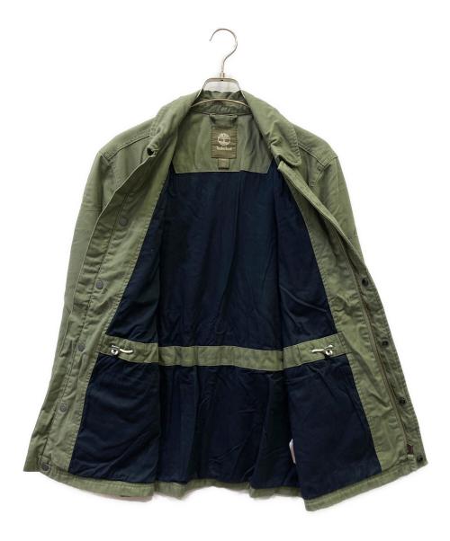 Timberland（ティンバーランド）Timberland (ティンバーランド) ミリタリージャケット グリーン サイズ:Mの古着・服飾アイテム