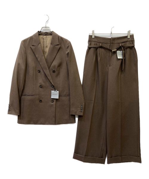 SUIT SELECT（スーツセレクト）SUIT SELECT (スーツセレクト) セットアップスーツ ブラウン サイズ:M 未使用品の古着・服飾アイテム
