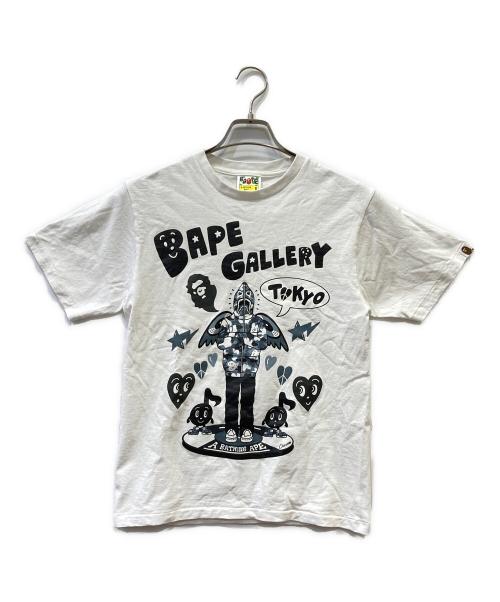 A BATHING APE（ア ベイシング エイプ）A BATHING APE (ア ベイシング エイプ) 半袖カットソー ホワイト サイズ:Sの古着・服飾アイテム