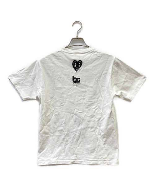 A BATHING APE（ア ベイシング エイプ）A BATHING APE (ア ベイシング エイプ) 半袖カットソー ホワイト サイズ:Sの古着・服飾アイテム