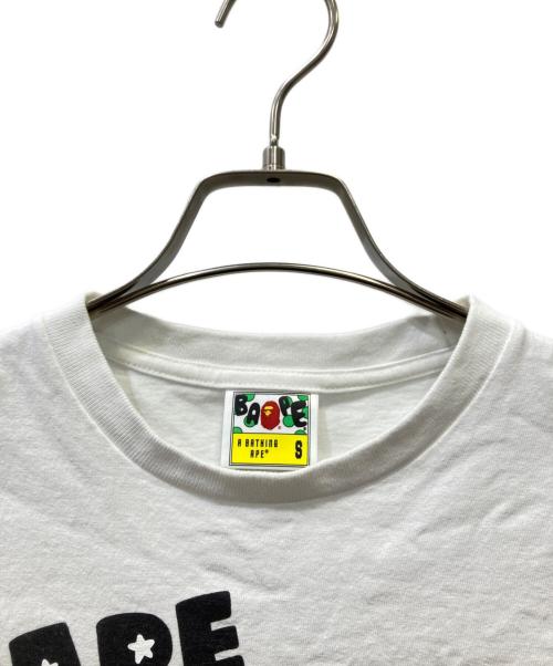A BATHING APE（ア ベイシング エイプ）A BATHING APE (ア ベイシング エイプ) 半袖カットソー ホワイト サイズ:Sの古着・服飾アイテム