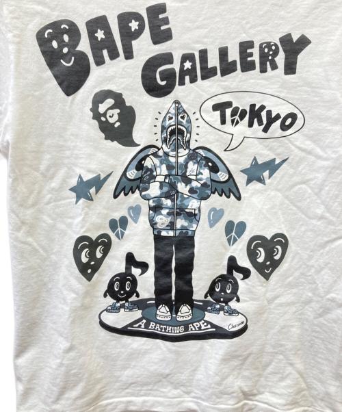 A BATHING APE（ア ベイシング エイプ）A BATHING APE (ア ベイシング エイプ) 半袖カットソー ホワイト サイズ:Sの古着・服飾アイテム