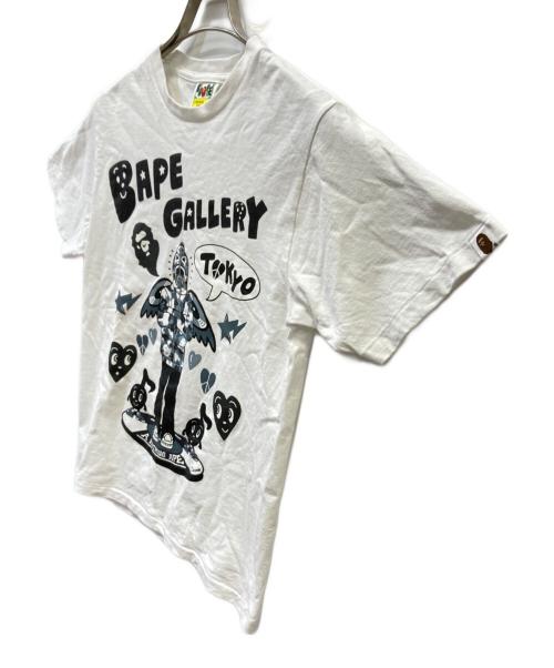 A BATHING APE（ア ベイシング エイプ）A BATHING APE (ア ベイシング エイプ) 半袖カットソー ホワイト サイズ:Sの古着・服飾アイテム