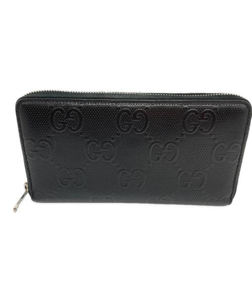 GUCCI（グッチ）GUCCI (グッチ) 長財布 ブラックの古着・服飾アイテム
