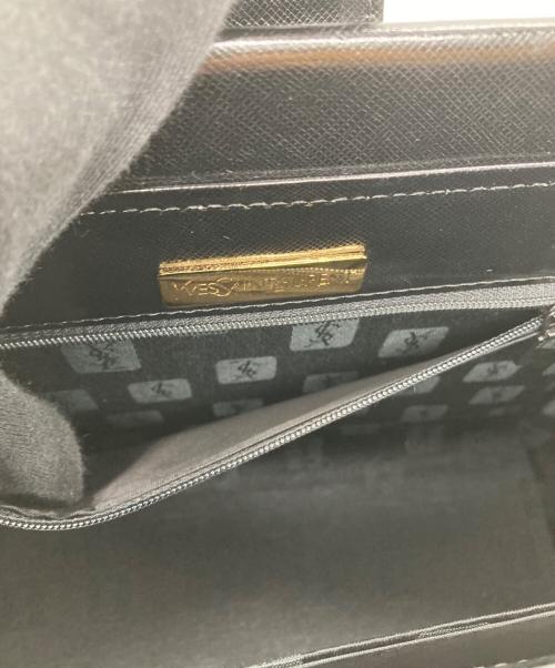 Yves Saint Laurent（イヴサンローラン）Yves Saint Laurent (イヴサンローラン) ハンドバッグ ブラックの古着・服飾アイテム