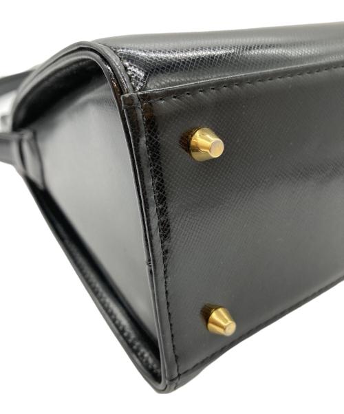 Yves Saint Laurent（イヴサンローラン）Yves Saint Laurent (イヴサンローラン) ハンドバッグ ブラックの古着・服飾アイテム