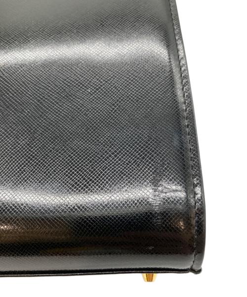 Yves Saint Laurent（イヴサンローラン）Yves Saint Laurent (イヴサンローラン) ハンドバッグ ブラックの古着・服飾アイテム